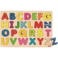 Goki goki Steckpuzzle aus Holz Alphabet 26-teilig 30 x 21 x 1 cm – Produktbild 1 von 1
