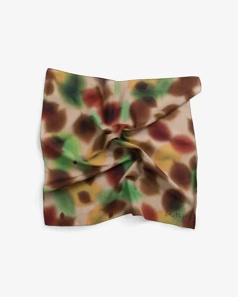 Rotholz Rotholz Tuch Flowery Bandana, Grün (fall leaves), – Produktbild 3 von 4