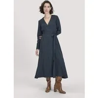 hessnatur hessnatur Wickelkleid Knöchellang Regular aus reiner LENZING ECOVERO Viskose – Produktbild 1 von 1