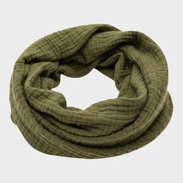Der Lindwurm Der Lindwurm Musselin- Schal, Olive (grün), – Produktbild 3 von 4