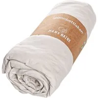 HANS NATUR Spannbettlaken Bio-Baumwolle hellgrau Steghöhe bis 25 cm 140x200 cm /160x200 cm – Produktbild 1 von 1