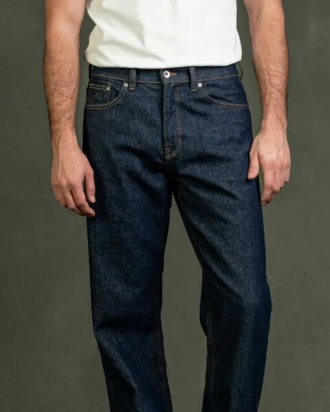 Kuyichi Kuyichi Herren Jeans LARRY Loose Fit aus recycelter Baumwolle, Rinse (blau), – Produktbild 1 von 6