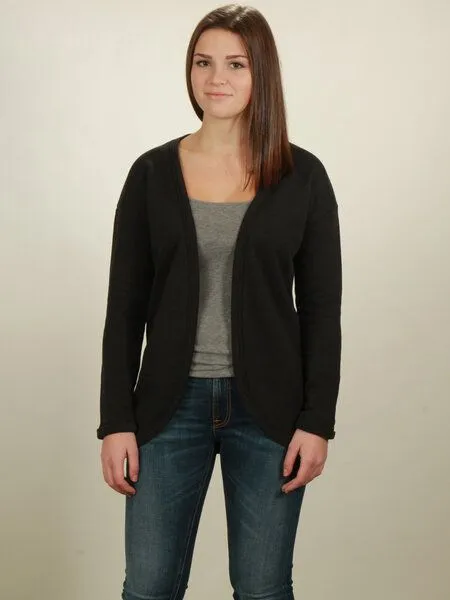 NATIVE SOULS NATIVE SOULS Jersey Cardigan Damen, Black, – Produktbild 1 von 1