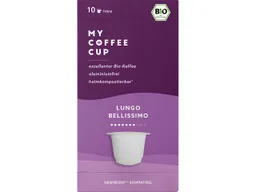 MY COFFEE CUP Bio-Kaffeekapseln "Lungo Bellissimo" 10 Stk. – Produktbild 1 von 1