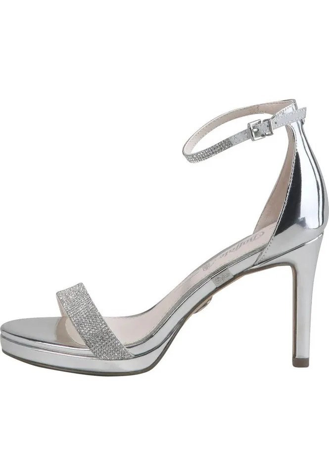 Buffalo Buffalo Damen Buffalo Monroe 2 Vegan Patent High-Heel-Pumps, Silberfarben, – Produktbild 4 von 5