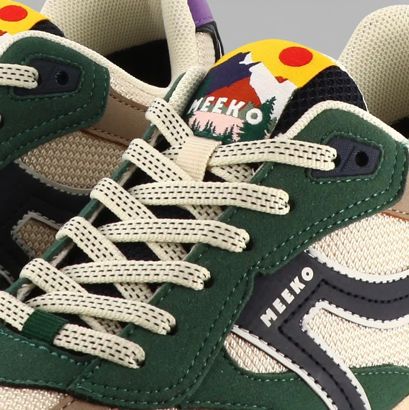MEEKO MEEKO Herren vegan Sneaker Capra Grün, Schwarz, – Produktbild 2 von 2