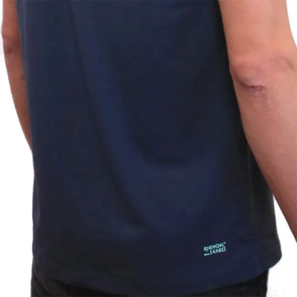 Spangeltangel Spangeltangel T-Shirt "Bouldern", Herren, Klettern, bedruckt, Siebdruck, Bio-Baumwolle, Grau, – Produktbild 3 von 3