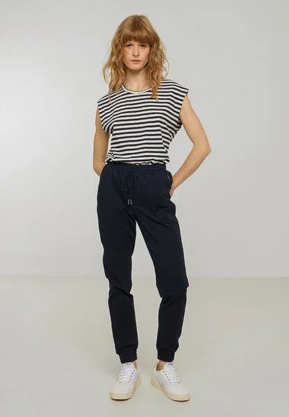 recolution Damen Jogg Chino aus Bio-Baumwoll Mix - CALATHEA - recolution, Dark navy (blau), – Produktbild 3 von 7