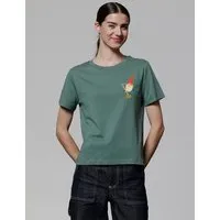 watapparel watapparel T-Shirt Frauen Gartenzwerg, Green bay, – Produktbild 1 von 1