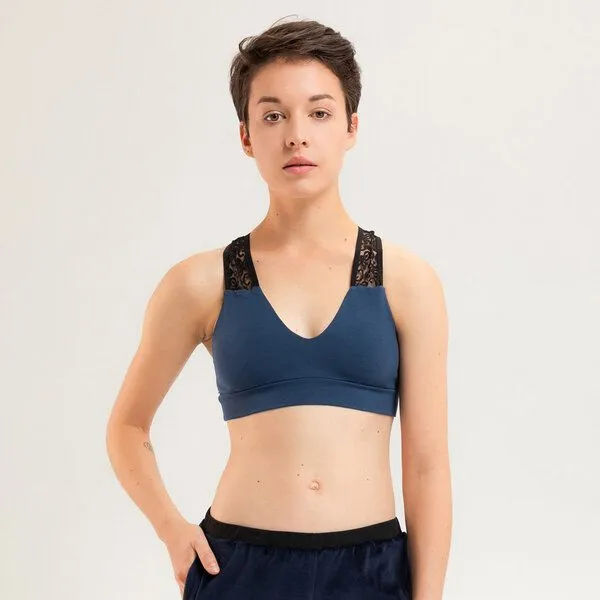 Frija Omina Frija Omina Bio-Bustier Jondel-Top, Lichtblau (blau), – Produktbild 2 von 3