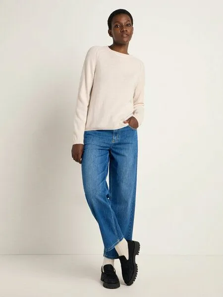 LANIUS LANIUS Pullover aus Bio-Kaschmir, Off white, – Produktbild 2 von 4