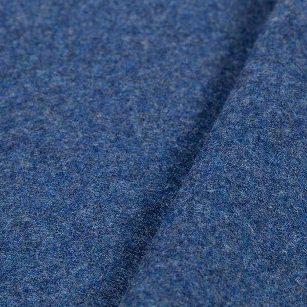 Tuchfabrik Mehler Tuchfabrik Mehler Leichter Loden aus 100% Schurwolle | mulesingfreie Merinowolle (73,50 €/m), Blau, – Produktbild 1 von 2