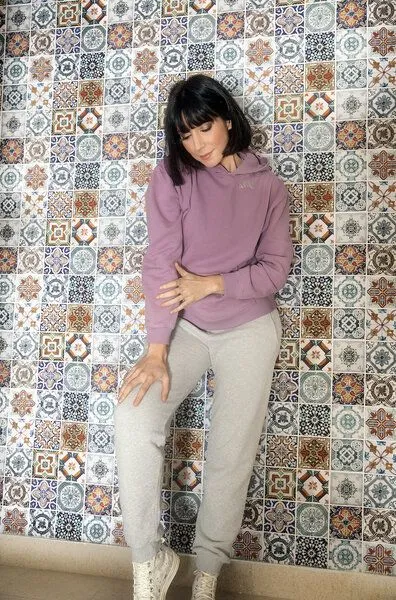 PETER JO PETER JO Kapuzenpullover Pierce Frau, Lila, – Produktbild 2 von 4