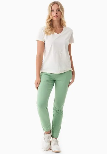 ORGANICATION ORGANICATION PEERA | Leichte Sweathose aus Bio-Baumwolle, Mineral green, – Produktbild 1 von 4