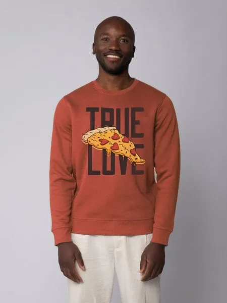 watapparel watapparel Sweatshirt Unisex True Love, Heritage brown, – Produktbild 2 von 4