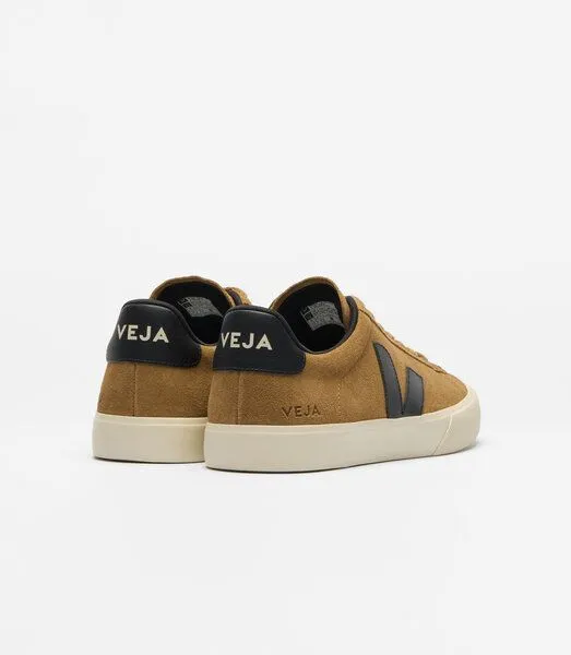 Veja Veja Herren-Sneaker Campo Suede Tent Black Pierre – Produktbild 3 von 8