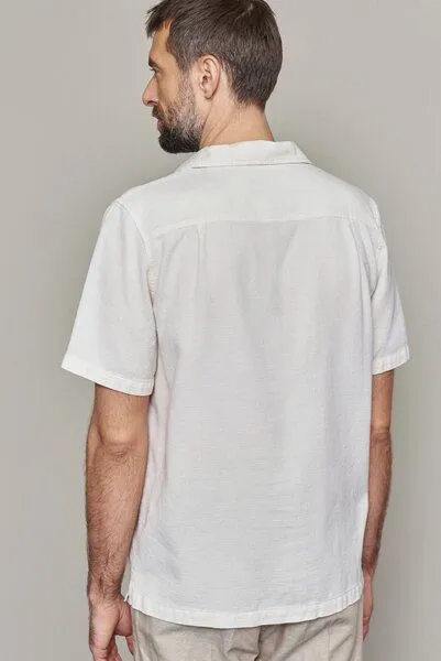 About Companions About Companions Kuno Shirt Eco Grid, Ecru (creme), – Produktbild 2 von 4