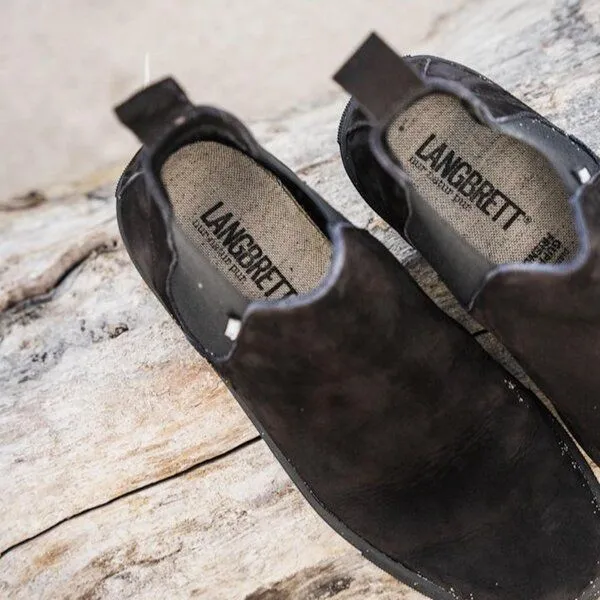 LANGBRETT LANGBRETT PLD boots | nubukleder, Schwarz, – Produktbild 3 von 4