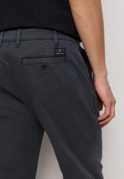 recolution Herren Chino aus Bio-Baumwoll Mix - KELP - recolution, Dark grey (grau), – Produktbild 4 von 4