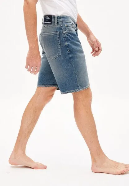 ARMEDANGELS ARMEDANGELS AARVO - Herren Jeans Shorts aus Bio-Baumwoll Mix, Ocean, – Produktbild 4 von 4