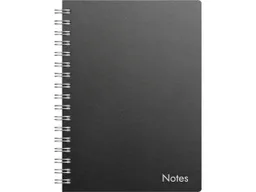 Burde Burde Spiralnotizbuch A6, schwarzer Karton – Produktbild 1 von 1