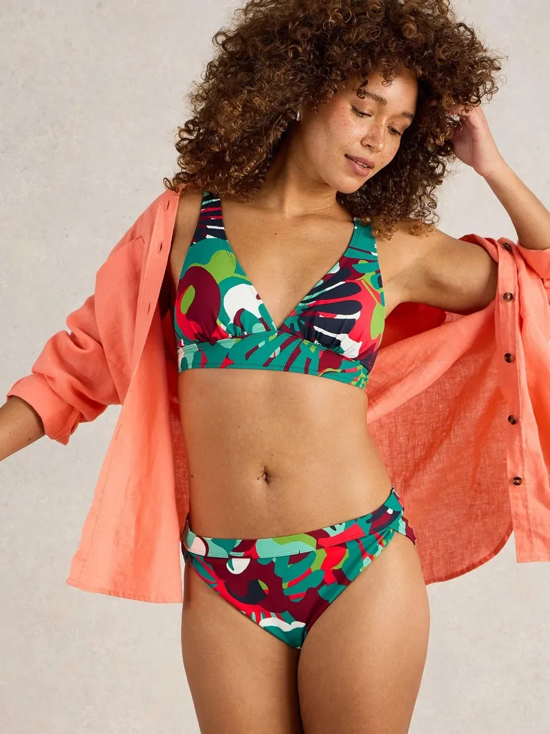 White Stuff Bikinihose Tabitha - 36, Marineblau multi, – Produktbild 1 von 4