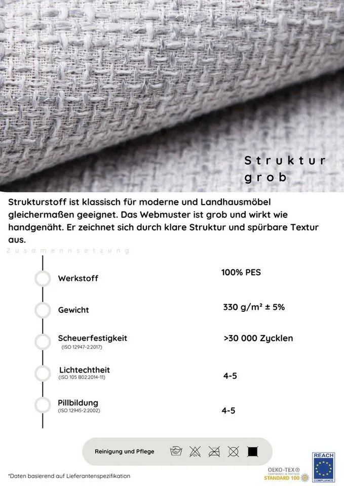 COLLECTION AB Ecksofa John L-Form, B: 226 cm, Schlaffunktion & Bettkasten, Regalelement & 2 Zierkissen, Couch optional mit Federkern, Grau|weiß, – Produktbild 4 von 5