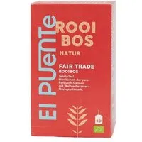 El Puente El Puente Bio-Rooibostee 20 Teebeutel | Fair Trade | Bio-zertifiziert | Vegan | Glutenfrei – Produktbild 1 von 1