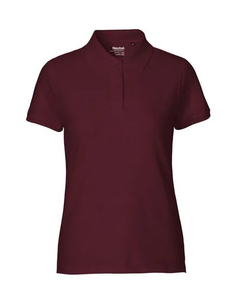 Neutral® - 3FREUNDE Neutral® - 3FREUNDE Frauen Poloshirt, Bordeaux, – Produktbild 1 von 3