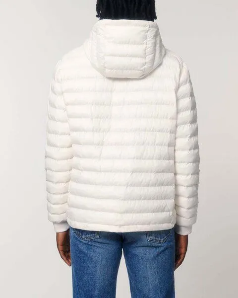 YTWOO YTWOO Herren Steppjacke | komplett aus recycelten Materialen gefertigt, Weiß, – Produktbild 4 von 4