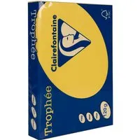 Clairefontaine 250 Blatt Clairfontaine Farbiges Kopierpapier 'Trophee' 120 g/m², DIN A4, kanariengelb – Produktbild 1 von 1