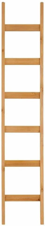 OTTO home Leiterregal Bergen, aus massivem Kiefernholz, mit 6 Trittsprossen, Höhe 188 cm, Beige, – Produktbild 3 von 5