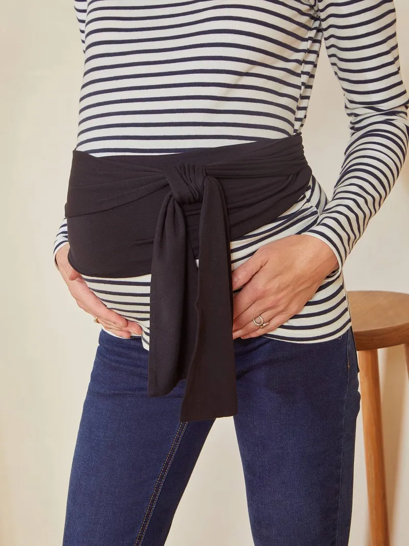 Vertbaudet Bauchband für die Schwangerschaft zum Binden, Schwarz, – Produktbild 4 von 4
