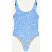 Oy Oy Badeanzug „Zephyr“ aus Frottee-Stoff, Blue pool print, – Produktbild 1 von 1