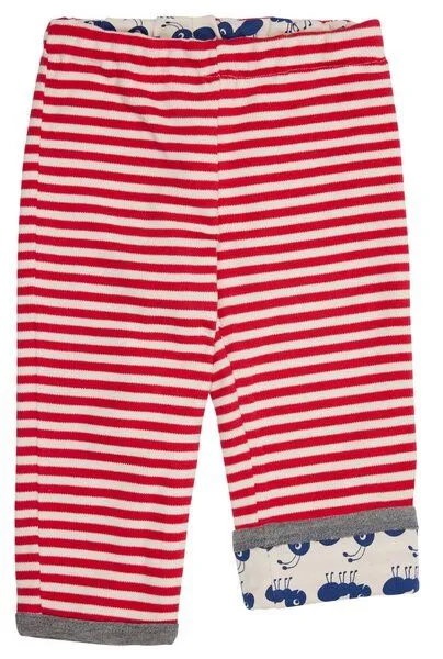 loud + proud loud + proud Babys & Kinder, Wendehose, GOTS-zertifiziert, Tomato (rot), – Produktbild 1 von 3