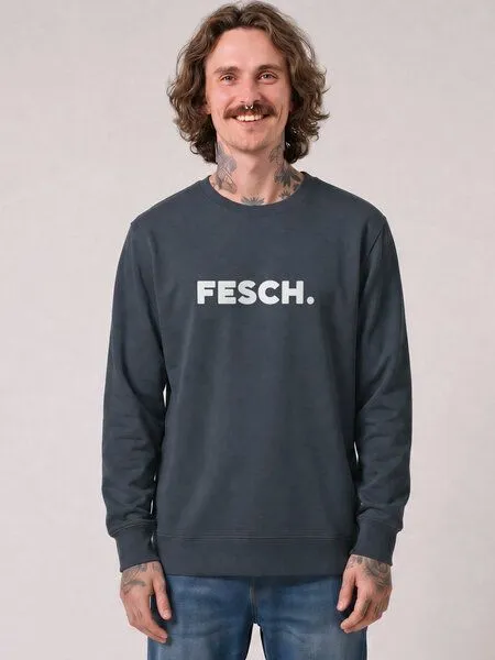watapparel watapparel Sweatshirt Unisex Fesch, India ink grey, – Produktbild 2 von 2