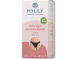 MYLILY MYLILY Periodenunterwäsche, Tanga, schwarz, Gr. XL – Produktbild 1 von 1