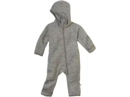 Disana Disana Baby Walk-Overall mit Zipper Bio-Merinowolle hellgrau Gr.74/80 – Produktbild 1 von 1
