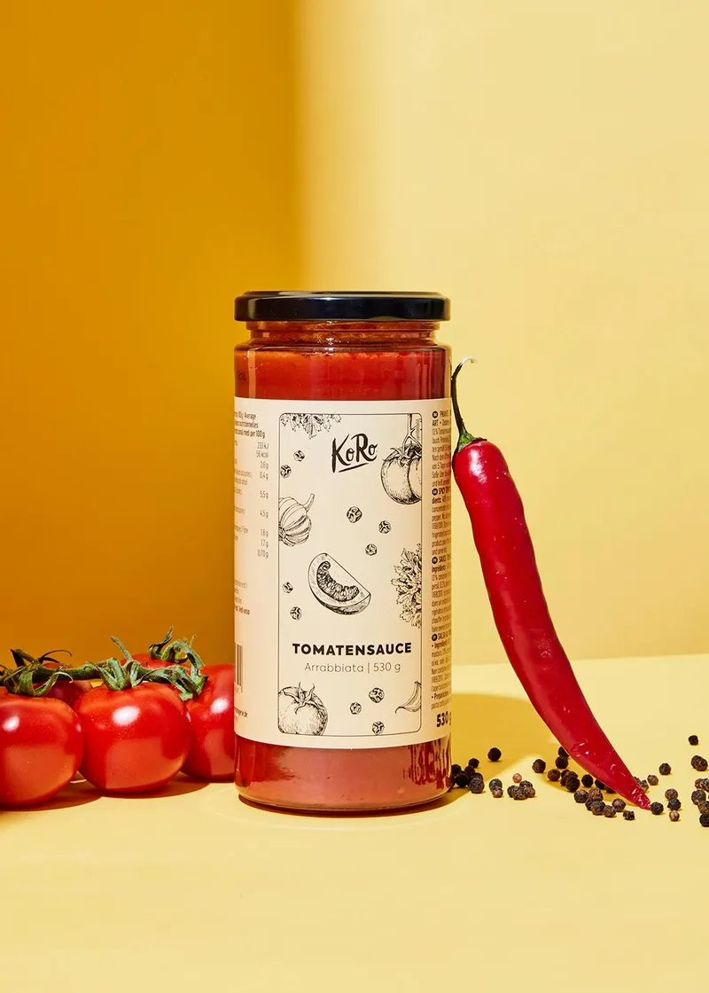 KoRo Tomatensoße Arrabbiata 530 g – Produktbild 2 von 5