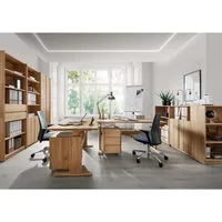 TPT Regalschrank "buxing 3.0." mit 4 kurzen Türen, B 80 x T 36 x H 222 cm, Wildeiche – Produktbild 1 von 1