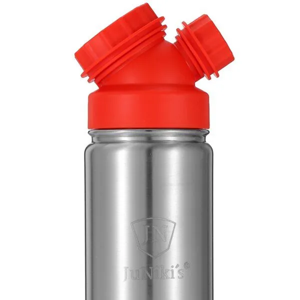 JN JuNiki's JN JuNiki's Einschulungs-Set: JuNiki´s® Lunchbox + Trinkflasche isoliert 8 Farben, Rot, – Produktbild 3 von 3