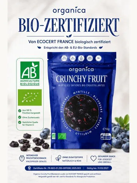 ORGANICA ORGANICA Gefriergetrocknete Bio-Blaubeeren – Produktbild 2 von 4