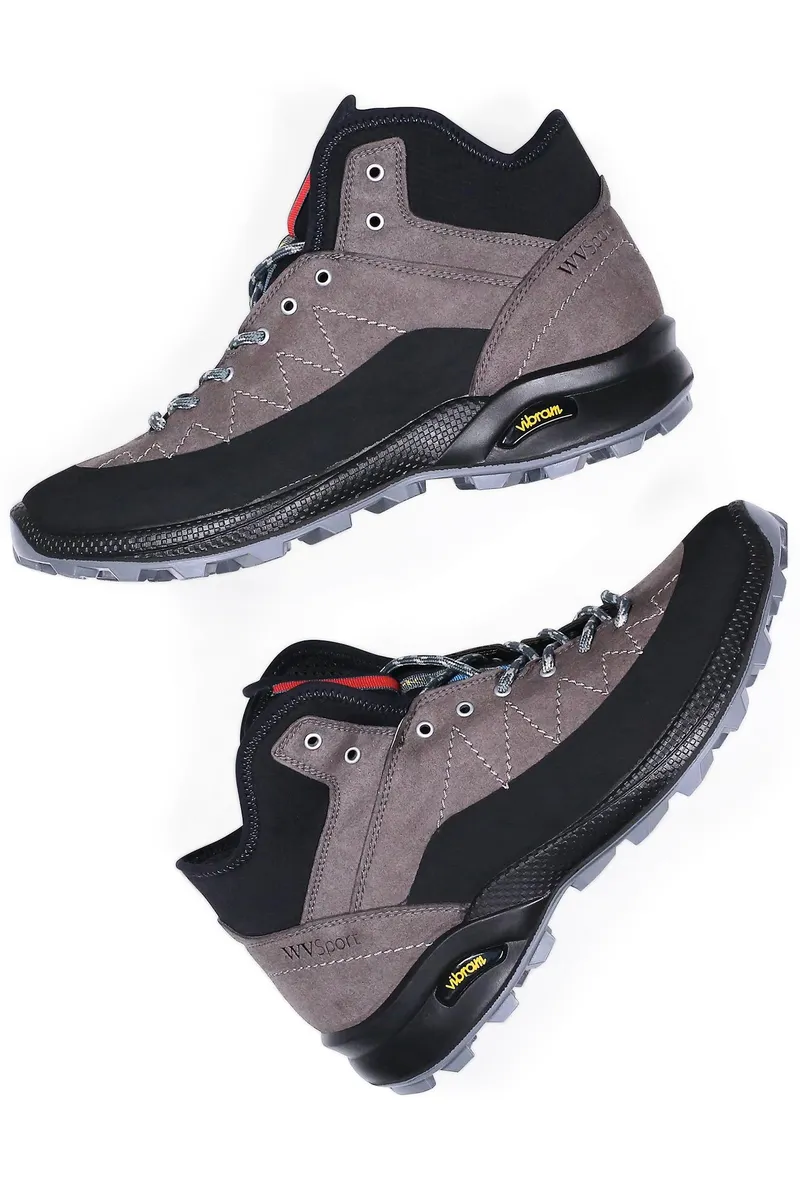 Will's Vegan Store Will's Vegan Store Herren vegan Cross Tail Stiefel Wvsport Grau, Grau, – Produktbild 1 von 2