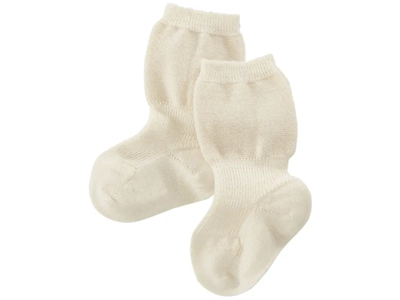 grödo Grödo Baby Speckbeinsocke Schurwolle kbt, Natur, – Produktbild 1 von 3