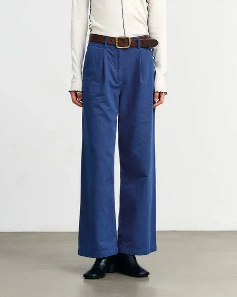 Rotholz Rotholz - Hose Pantalone Organic Cotton, Blau (ocean blue), – Produktbild 3 von 4