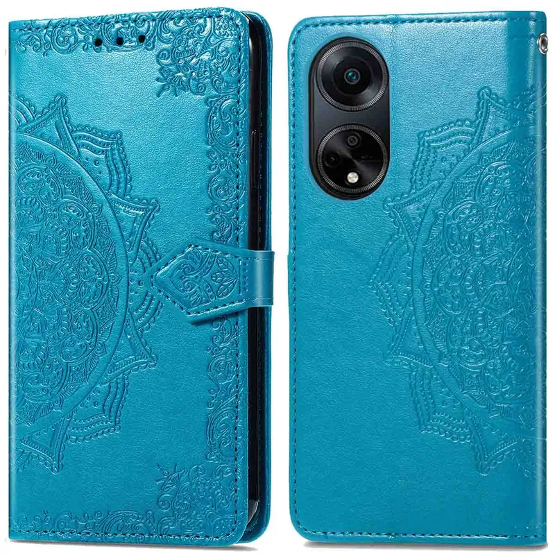 imoshion imoshion Mandala Klapphülle für das Oppo A98, Türkis, – Produktbild 1 von 1