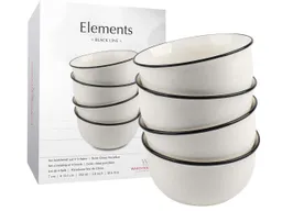 Waechtersbach 4 Waechtersbach Müslischalen 'Elements' black line – Produktbild 1 von 1