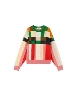 thinking mu thinking mu warmer Wollpullover mit grafischem Muster – Produktbild 1 von 1