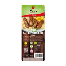 Wheaty Mini Super Griller Vegan, BIO, 200g – Produktbild 1 von 1