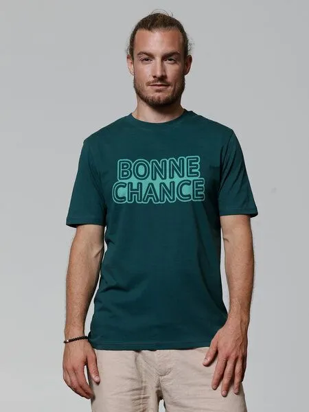 watapparel watapparel T-Shirt Unisex Bonne Chance, Glazed green, – Produktbild 1 von 3